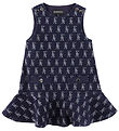 Emporio Armani 원피스 - 데님 - 판타지아 블루/화이트 포함 로고