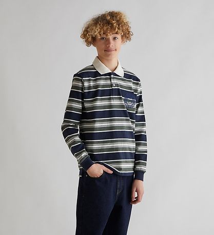 Grunt Poloshirt - Alexius LS Tee - Navy