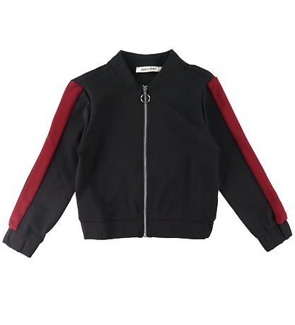 Add to Bag Cardigan - Svart/Röd