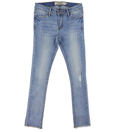 Add to Bag Jeans - Light Blue Notað