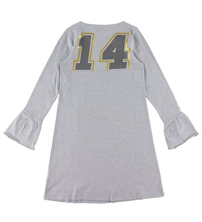 Add to Bag Dress - Grey w. Print