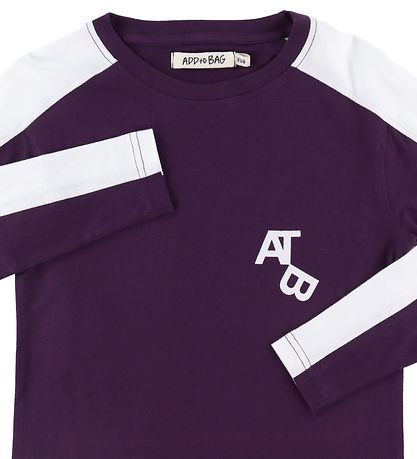 Add to Bag Blouse - Dark Purple w. Print