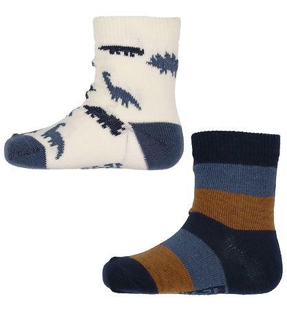 Minymo Socks - 5-Pack - Total Eclipse w. Pattern