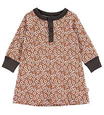 Chemise de Nuit Katvig - Marron av. Pommes