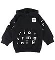 Sweat à Capuche Emporio Armani - Noir av. Imprimé