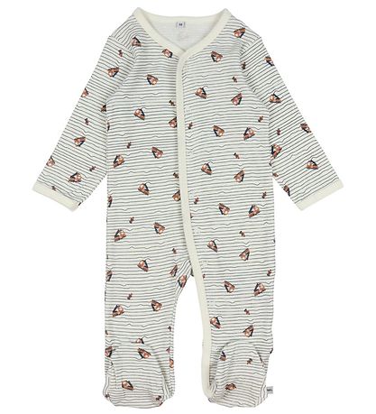 Pippi Baby Jumpsuit - Nightsuit - 2-Pack - Deep Lichen Green