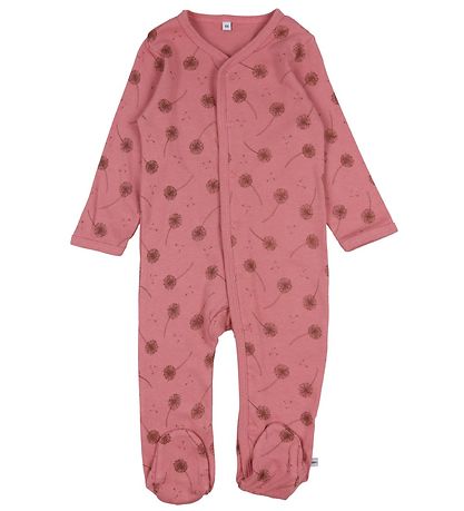 Pippi Baby Jumpsuit - Nightsuit - 2-Pack - Dusty Rose