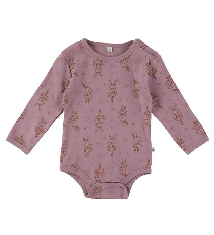 Pippi Baby Bodys L/æ - 4er-Pack - Dusty Rose