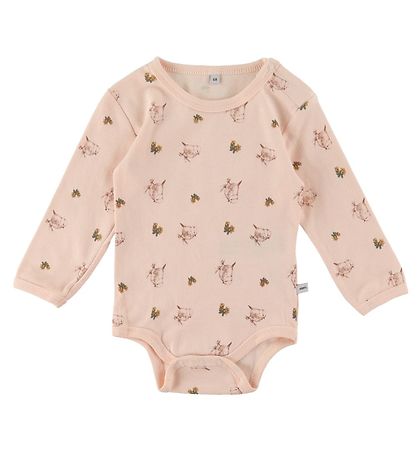 Pippi Baby Bodys L/æ - 4er-Pack - Dusty Rose