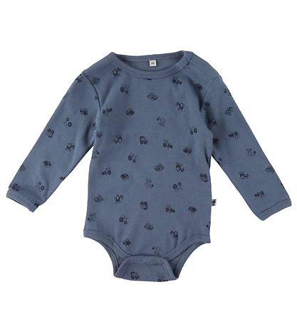 Pippi Baby Romper L/æ - 4-pack - Deep Lichen Green