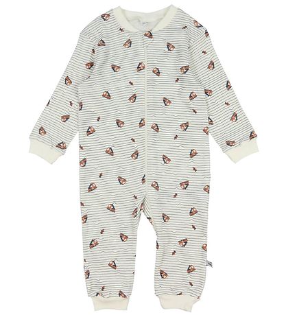 Pippi Baby Jumpsuit - Nightsuit - 2-Pack - Deep Lichen Green