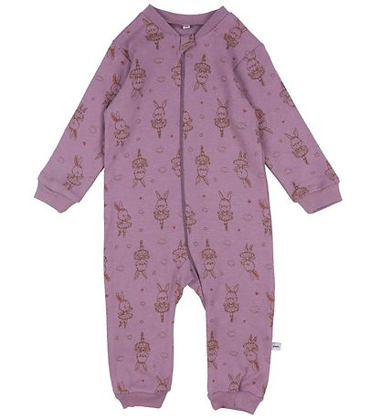 Pippi Baby Jumpsuit - Nightsuit - 2-Pack - Dusty Rose