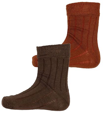 Minymo Socks - 5-Pack - Cocoa Brown