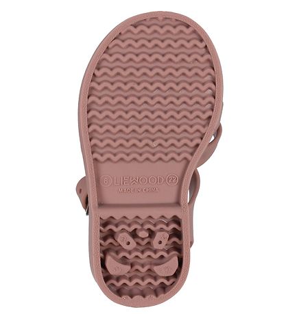 Liewood Flip Flops - Glacier - Dark Rose