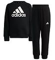 adidas Performance Sweatset - LK Bos JOG FT - Schwarz/Weiß