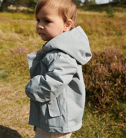 Wheat Lightweight Jacket w. Fleece - Karl - Cloudy Cloud