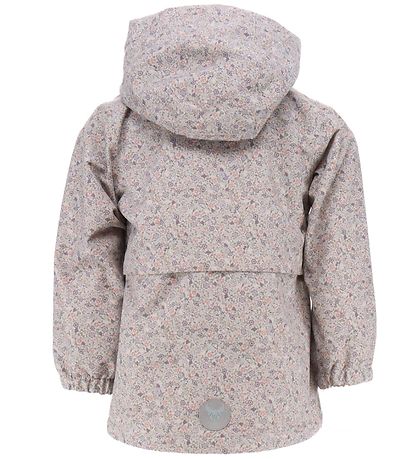 Wheat Lightweight Jacket w. Fleece - Gry - Highrise Flowers