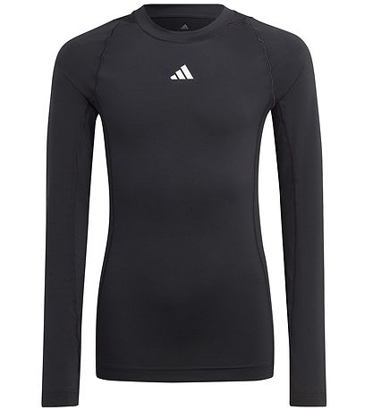 adidas Performance T-shirt - TF LS Tee Y - Black