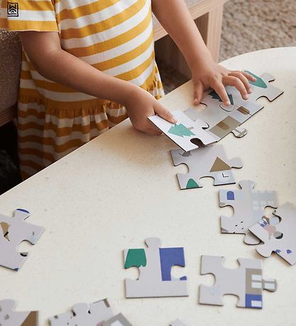 Liewood Jigsaw Puzzle - 35 Bricks - Jimmie - Sea Creatures