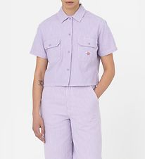 Dickies Overhemd - Hickory per Hickory - Paars/Wit Gestreept