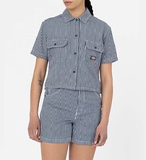 Dickies Overhemd - Hickory per Hickory - Blauw/Wit Gestreept