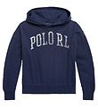 Polo Ralph Lauren Hættetrøje - Watch Hill - Navy m. Hvid