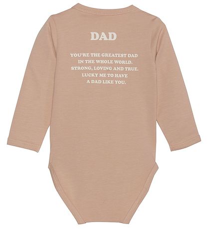 Minymo Bodysuit æ/s - Mahogany Rose