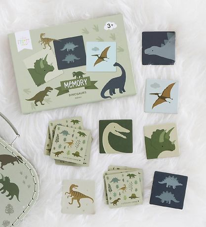 A Little Lovely Company Memoryspel - 30 Delar - Dinosaur