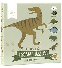 A Little Lovely Company Puzzel - 5-in-1 - Dinosaur