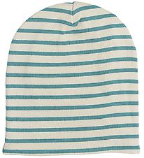 Racing Kids Muts - 2-lag - Gestreept - Turkoois Stone/Eierschaal