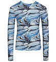 Grunt Blouse - Rib - Ik - Blauw