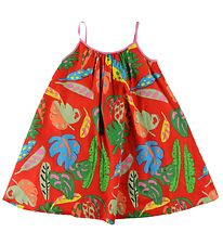 Stella McCartney Kids Jurk - Rood m. Bladen