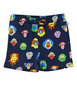 Stella McCartney Kids Sweat Shorts - Navy w. Monkeys