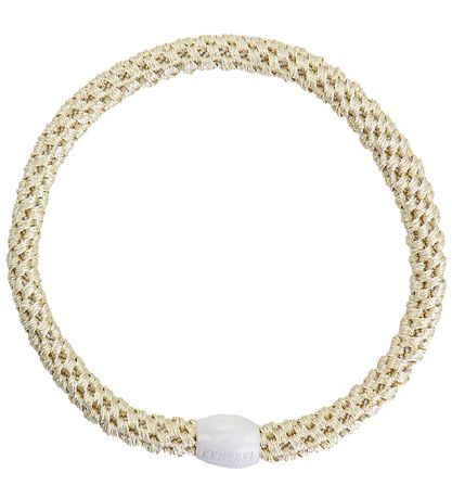 Kknekki Elastic Hair Bands - 6-Pack - Slim - Brown/Beige/Gold