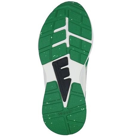 Woden Shoes - Stelle Transparent - White/Basil