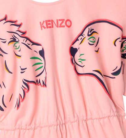 Kenzo Kleid - Rosa m. Print