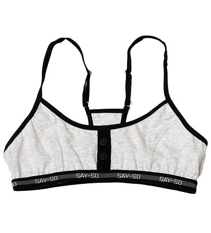Say-So Top - Grey Melange