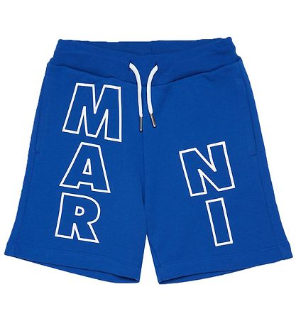 Marni Sweat Shorts - Blue w. White