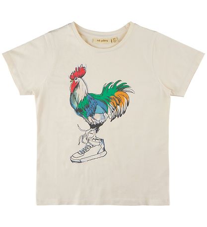 Soft Gallery T-shirt - SgJi - Rooster - Gardenia