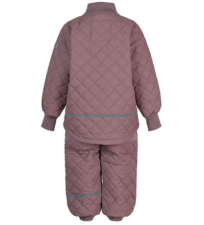 Mikk-Line Thermo Set w. Fleece - Duvet - Coated - Twilight Mauve