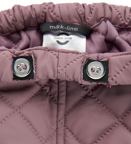 Mikk-Line Thermo Set w. Fleece - Duvet - Coated - Twilight Mauve