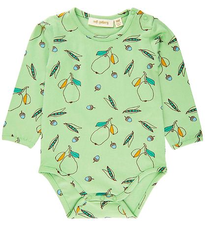 Soft Gallery Bodysuit L/Æ - SgGalileo - Pear - Quiet Green