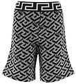 Shorts en Molleton Versace - Gris Chiné/Noir