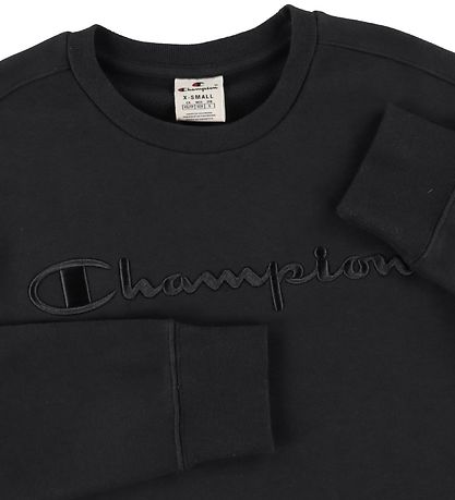 Champion 패션 맨투맨 - 크루넥 - 블랙