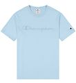 Champion Fashion T-shirt - Crew neck - Light Blue