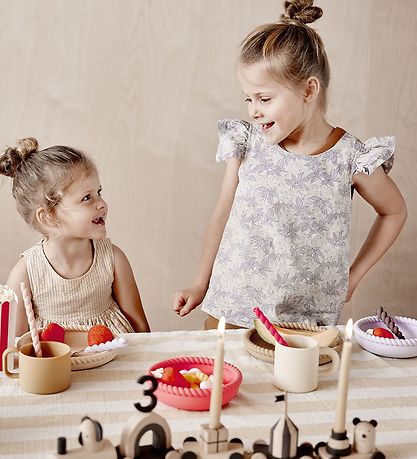 OYOY Cutlery - Silicone - 3 Parts - Mellow Cutlery - Lavender/Va