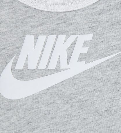 Nike Body set - Bucket Hat/Bodysuit s/s - Grey Heather