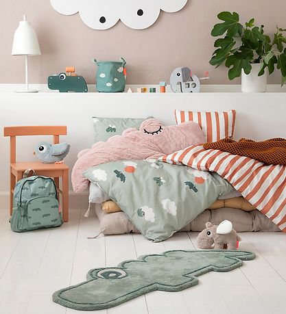 Done by Deer Bedding - Junior - Happy Clouds - Green