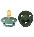 BIBS Colour Pacifiers - 2-Pack - Size 1 - Symmetrical - Sage/Hun