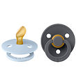 BIBS Colour Pacifiers - 2-Pack - Size 2 - Anatomical - Iron/Baby